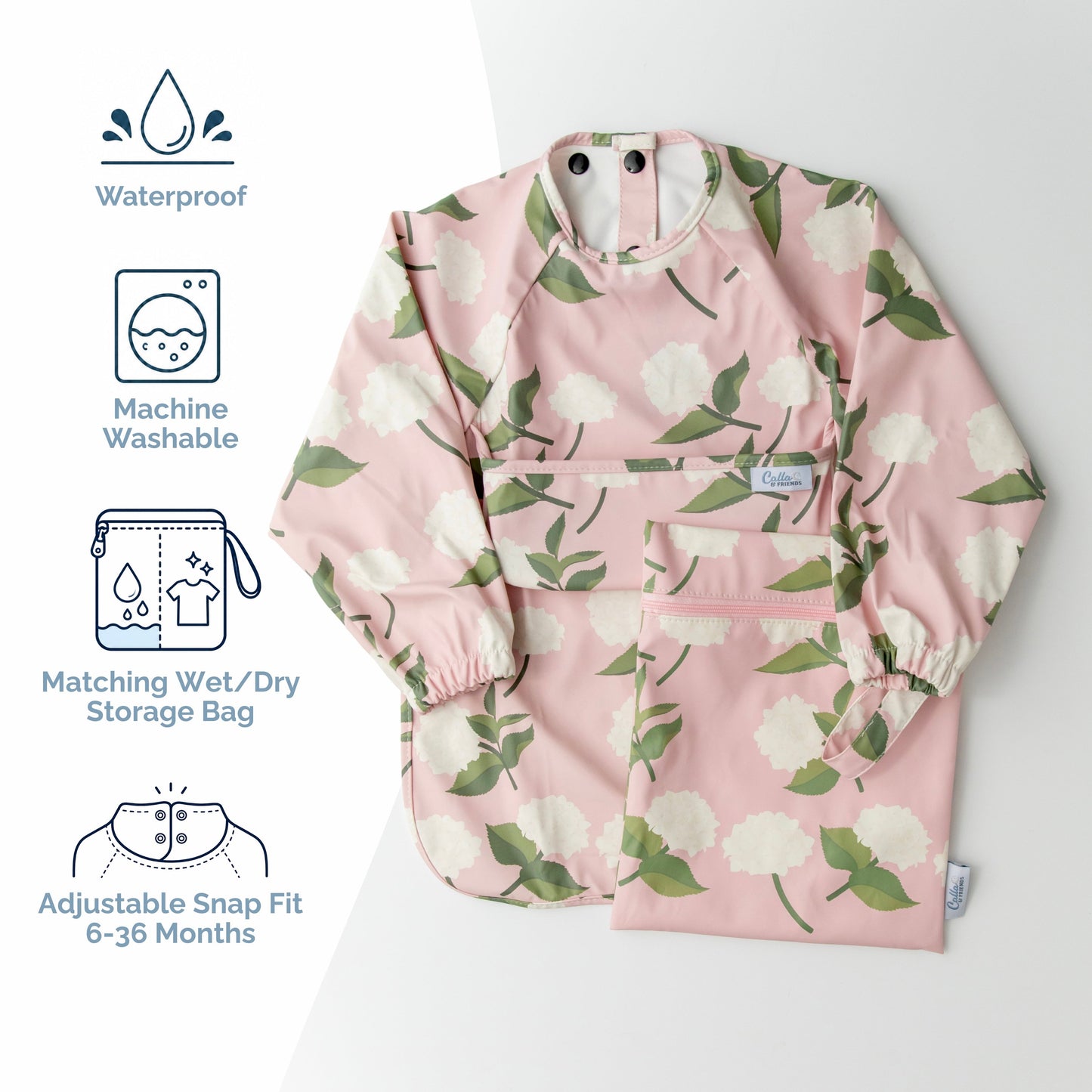The Grayson Long Sleeve Bib - Blossom