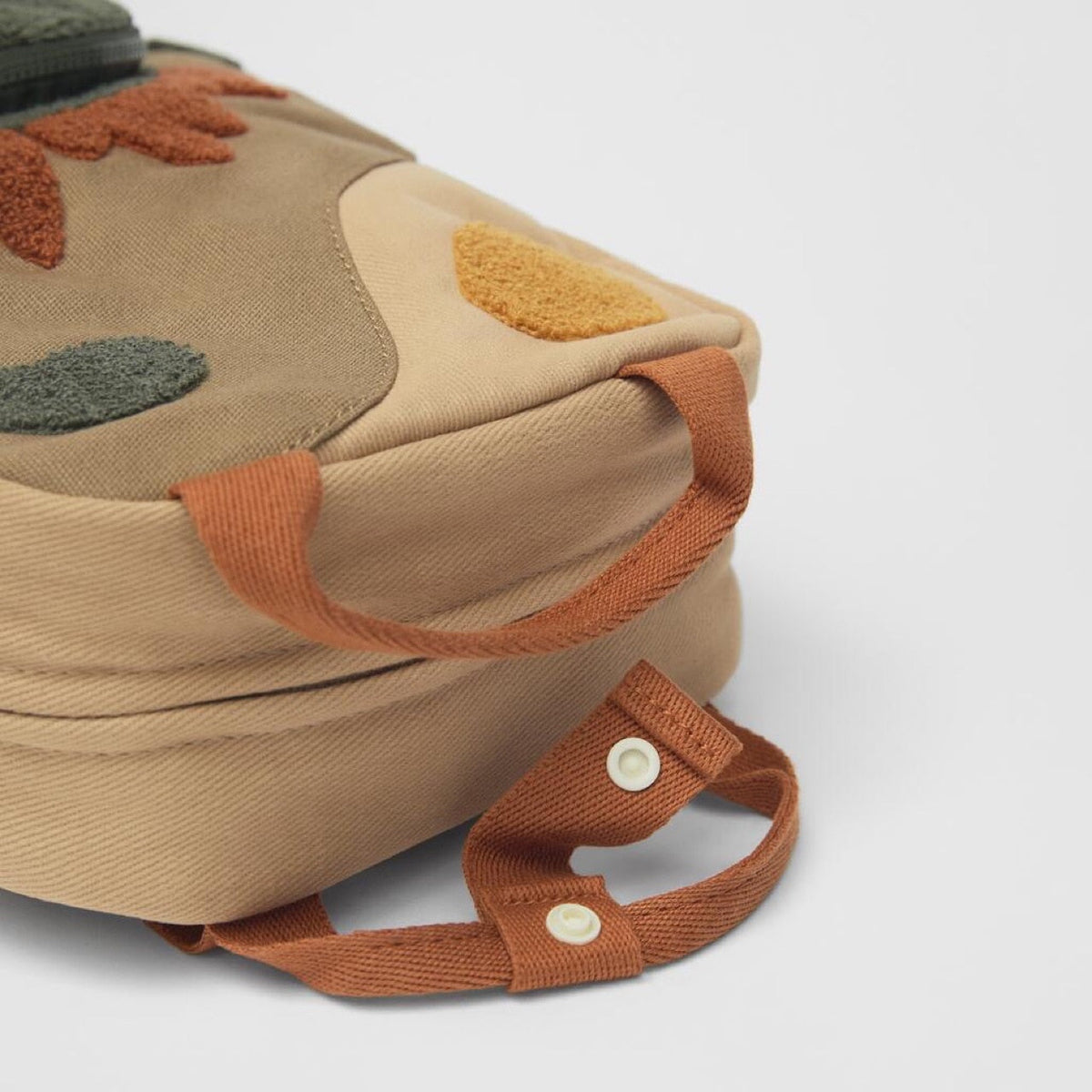 Embroidery Fuzz Patch Backpack