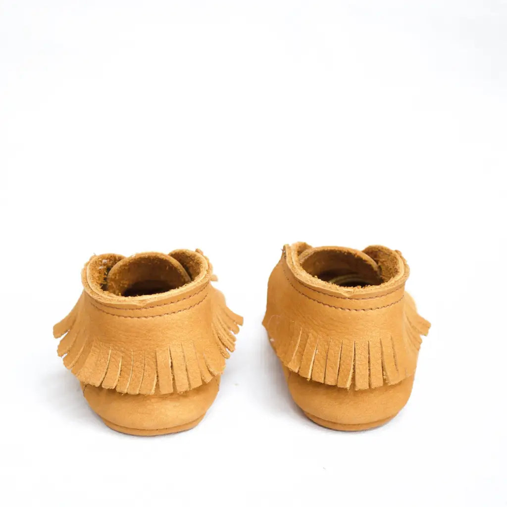 Fringed Soft Sole - Acorn