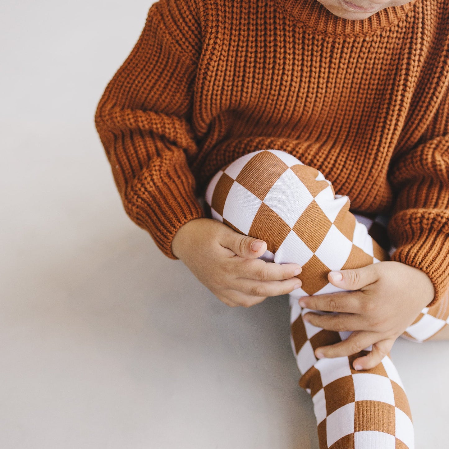 Chunky Knit Sweater | Rust