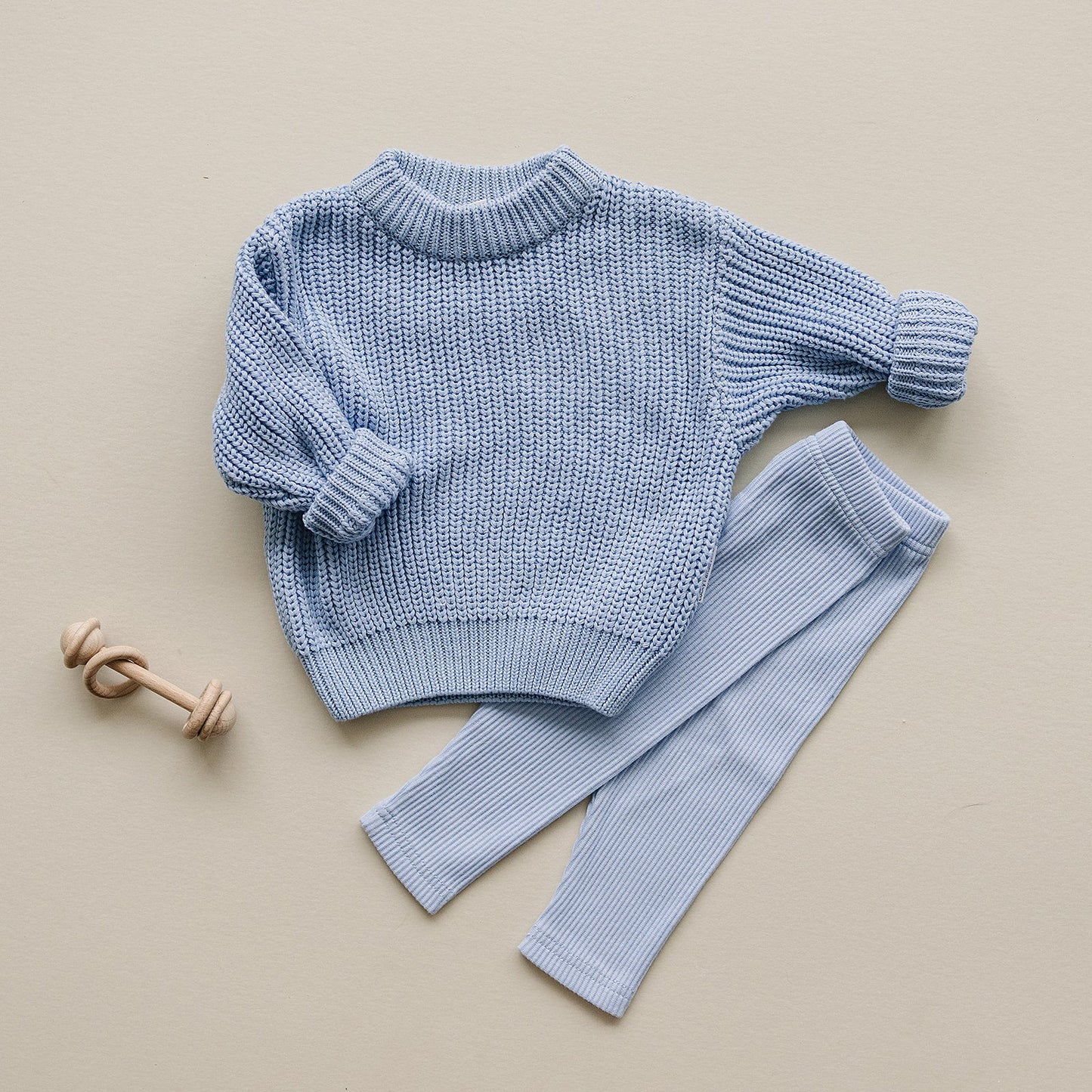 Chunky Knit Sweater | Blue