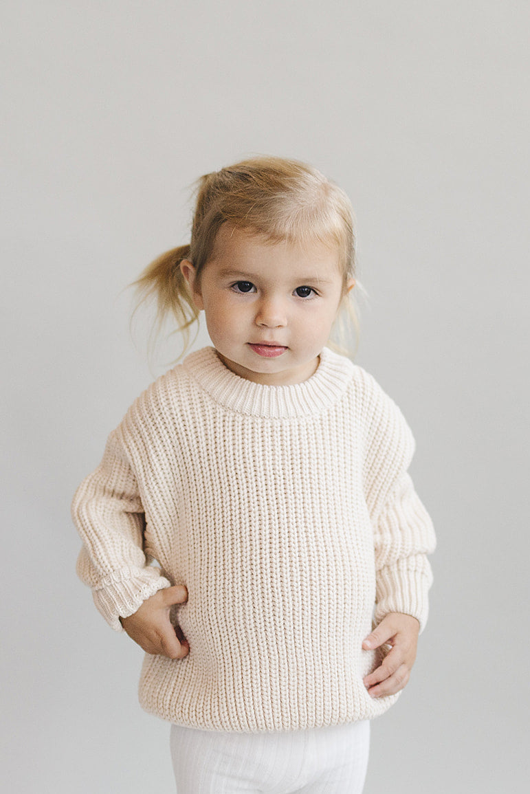 Chunky Knit Sweater | Vanilla