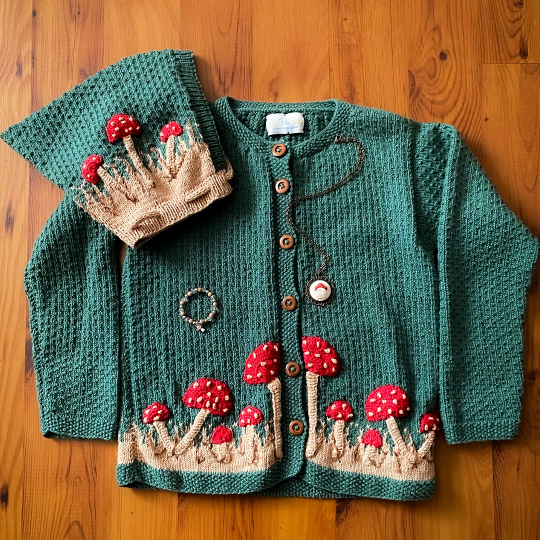Mushroom Cardigan - In Stock