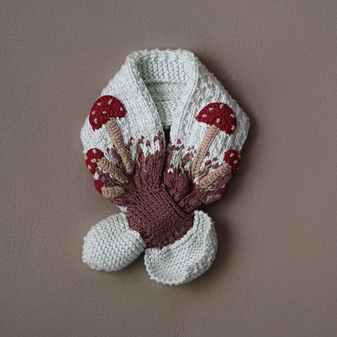 Mushroom Neck Scarf - In Stock