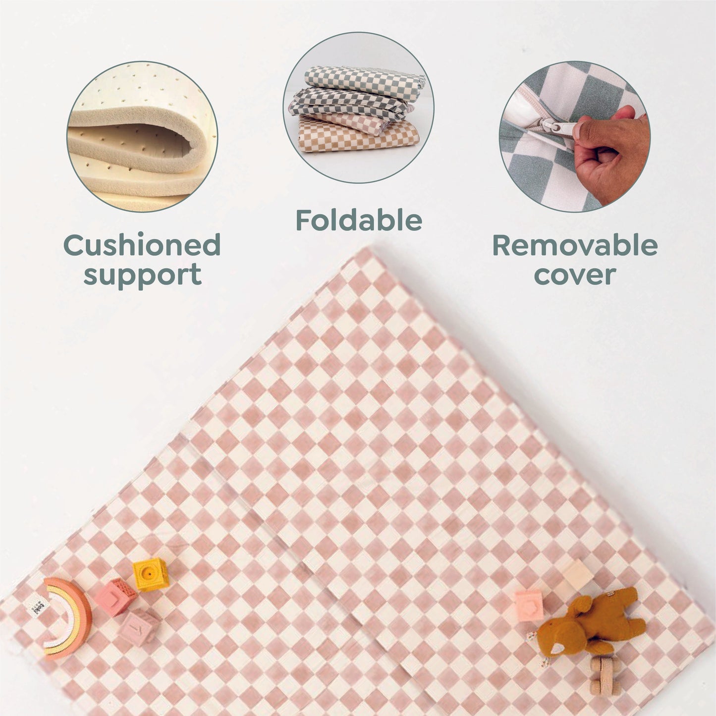 Tutu + Daisy Organic Cotton Mat