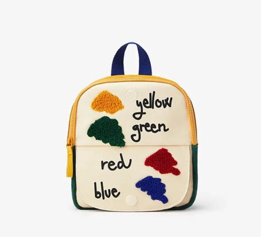 Embroidery Fuzz Patch  Backpack
