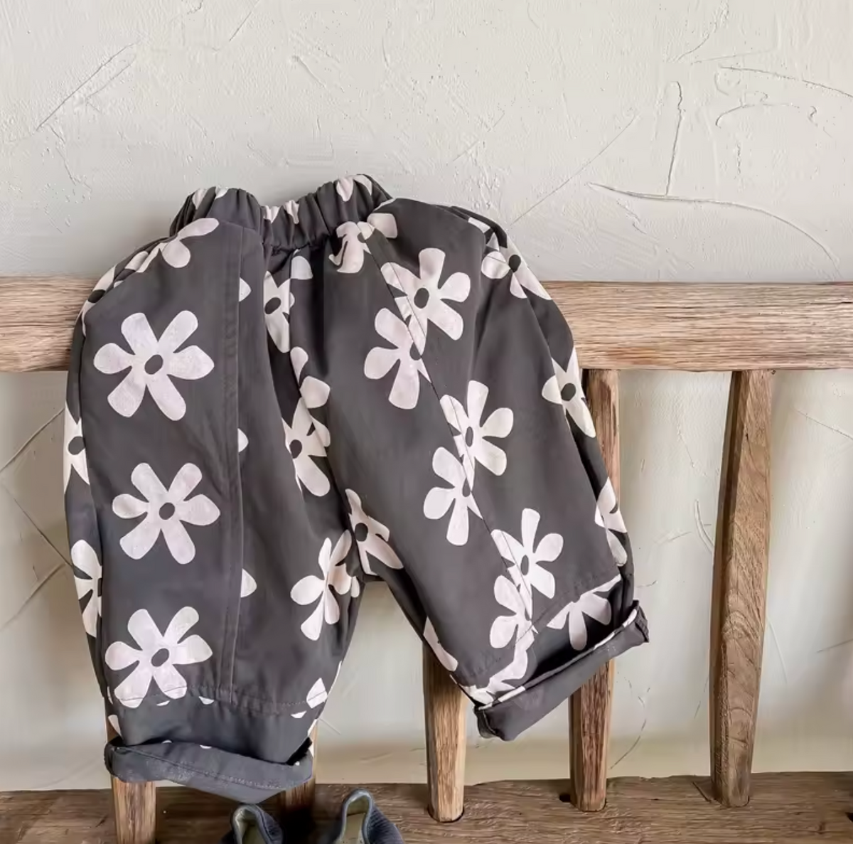 Retro Floral Loose Pants