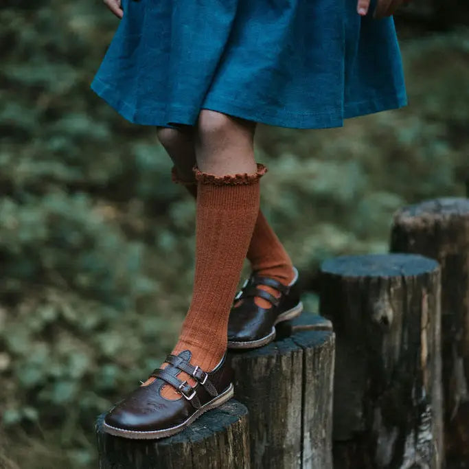 Claire T-Strap - Brown