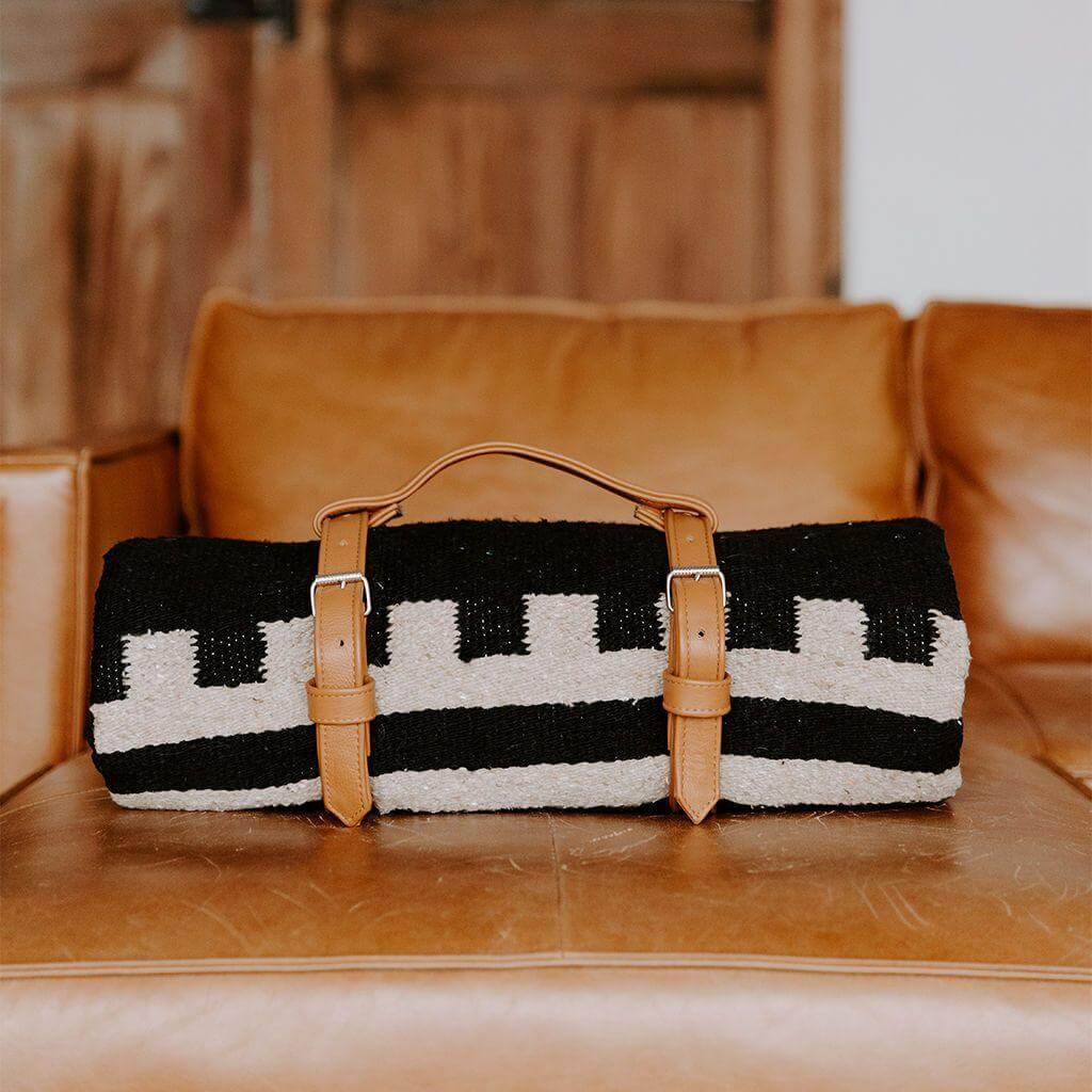 Leather Blanket Carrier