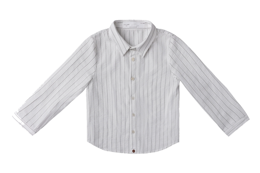 Leo Stripe Shirt - White