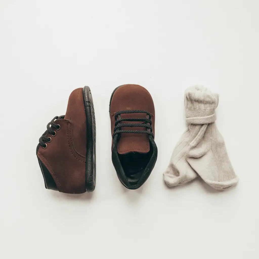 Ollie First Walker - Chocolate Nubuck